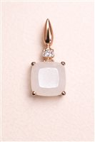 Ohrringe Lucos Dame in Silber Quarzo ESOR D71.BIANCO - ESOR D71.BIANCO